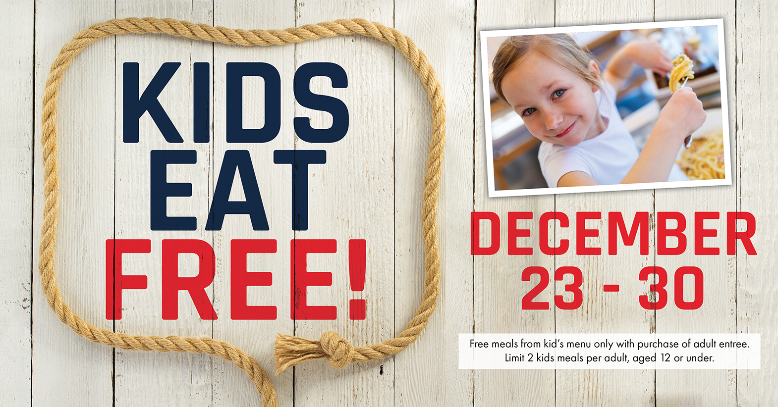 Kids Eat Free December 23-30